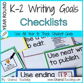 Year Round Writing Goals Checklists and Tracker