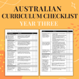 Year Three - Australian Curriculum Checklist