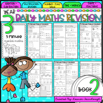 Preview of Year Three Maths Revision Book 2