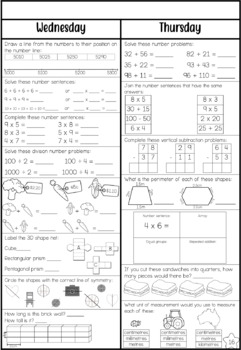 year three maths revision book 4 by lauren fairclough tpt