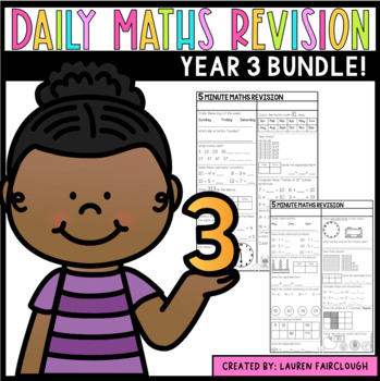Preview of Year Three Maths Revision Bundle