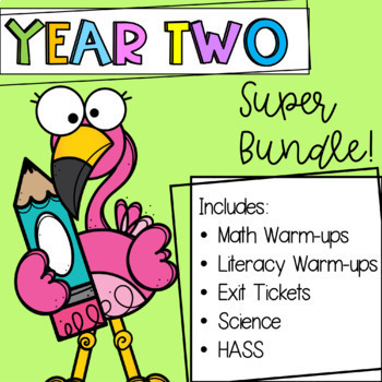 Preview of Year Two Australian Curriculum Super Bundle