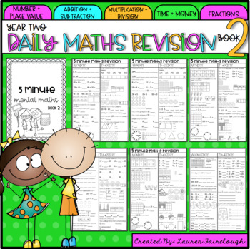 Preview of Year Two Daily Maths Revision - Book 2