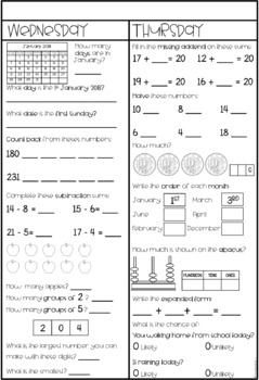 Year Two Daily Maths Revision - Book 2 By Lauren Fairclough 