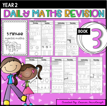 Preview of Year Two Daily Maths Revision - Book 3