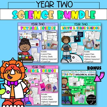 Preview of Year Two Science Units | Australian Curriculum Bundle V8 & V9 |