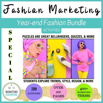 Preview of Ultimate Fashion Marketing Year-end Activity Bundle