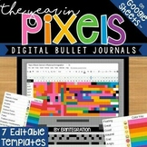 Year in Pixels Digital Bullet Journal Templates on Google Sheets