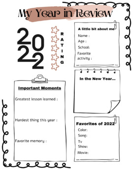 Year in Review by Karisa Butler | TPT