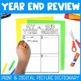 Year in Review Dictionary | End of Year Activity