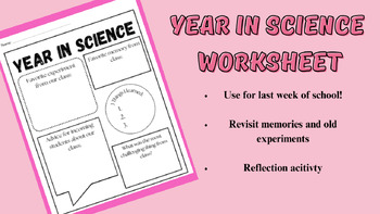 Preview of Year in Science!