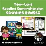 Year-long Reading Comprehension Book Companion GROWING BUNDLE