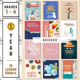 Year-long Science Curriculum w/ Experiments, Worksheets, R