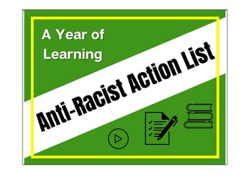 Preview of Year of Learning: Antiracist action list for older teens and adults