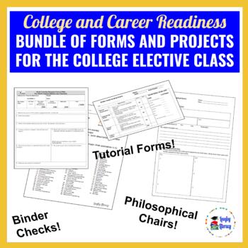 Preview of Year of Resources for the College Elective BUNDLE l College and Career Readiness