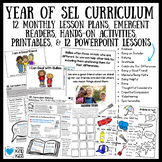 Year of SEL Curriculum- 12 Months of SEL Lessons and Activ