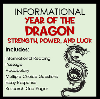 Year Of The Dragon: Strength, Power, And Luck Informational Packet