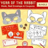 Year of the Rabbit Craft: Mask & Lucky Red Envelope with C