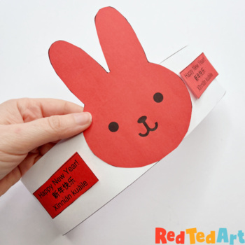 DIY 5 Paper Easter Bunny Crafts  Chinese New Year 2023 Year of