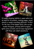 Year of the Rabbit Posters for classroom display & Japanes