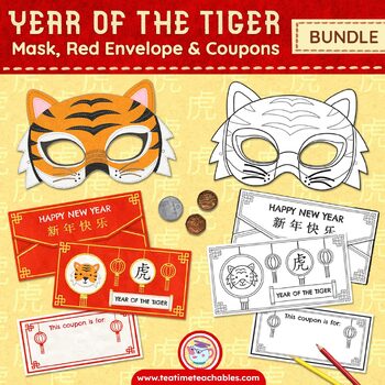 Lunar New Year: Tigers and red envelopes