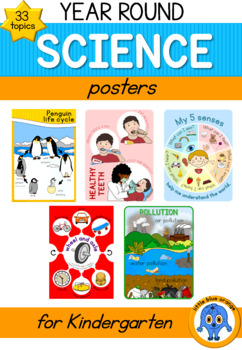 Preview of Year round science - poster  bundle