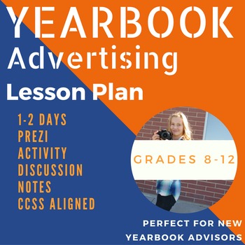 Preview of Yearbook Advertising Lesson Plan
