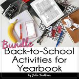 Yearbook Back-to-School Activities, Bundle+