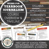 Yearbook Beginning Forms: Staff Application, Contract, Syl