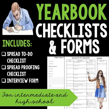 Preview of Yearbook Checklists and Forms