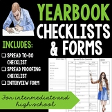 Yearbook Checklists and Forms