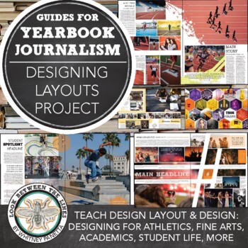 Preview of Yearbook Layout Assignment: PPTX, Lesson Plan, Worksheets, Template Examples