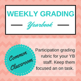 Yearbook Participation Grading, Editable