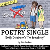 Poetry Mini Lesson, Dickinson's "I'm Somebody" - Perfect f