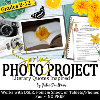 Preview of Yearbook Project, Spring Literary-Inspired Digital Media, Earth Day, Photography