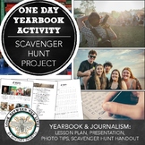 Yearbook Scavenger Hunt: Start of the Year, First Day Acti
