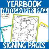 Yearbook Signing Pages for Fun End of Year Activity Yearbo