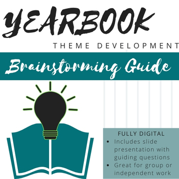 Preview of Yearbook: Theme Development Brainstorming Guide [DIGITAL]