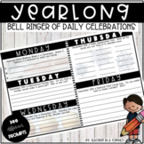Yearlong DAILY CELEBRATIONS Bell Ringer Journal (Month-by-Month)
