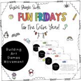 Yearlong Digital Fun Friday Activities | Google Slides