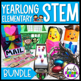 Yearlong Elementary STEM Challenges BUNDLE with Thanksgivi