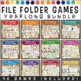 Yearlong File Folder Games Bundle