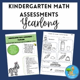 Yearlong Kindergarten Math Assessments--9 Weeks 4 Quarters