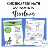 Yearlong Kindergarten Math Assessments--9 Weeks 4 Quarters
