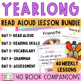Yearlong Read Aloud 5 Day Lesson Plan BUNDLE- 40 Book Companions