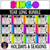 Yearlong Seasonal & Holidays Bingo BUNDLE