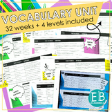 Vocabulary Unit for Middle School ELA | Vocabulary Activities