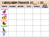 Yearly Curriculum Planner