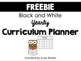 Yearly Curriculum Planner {EDITABLE and FREEBIE!}