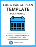 Yearly Plan Template for PE | Plan your yearly curriculum or long range plan |